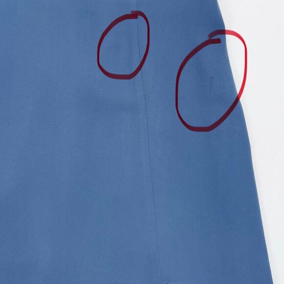 Abercrombie & Fitch Women's Floral Cinch Front Midi Dress XL Blue - Picture 13 of 16